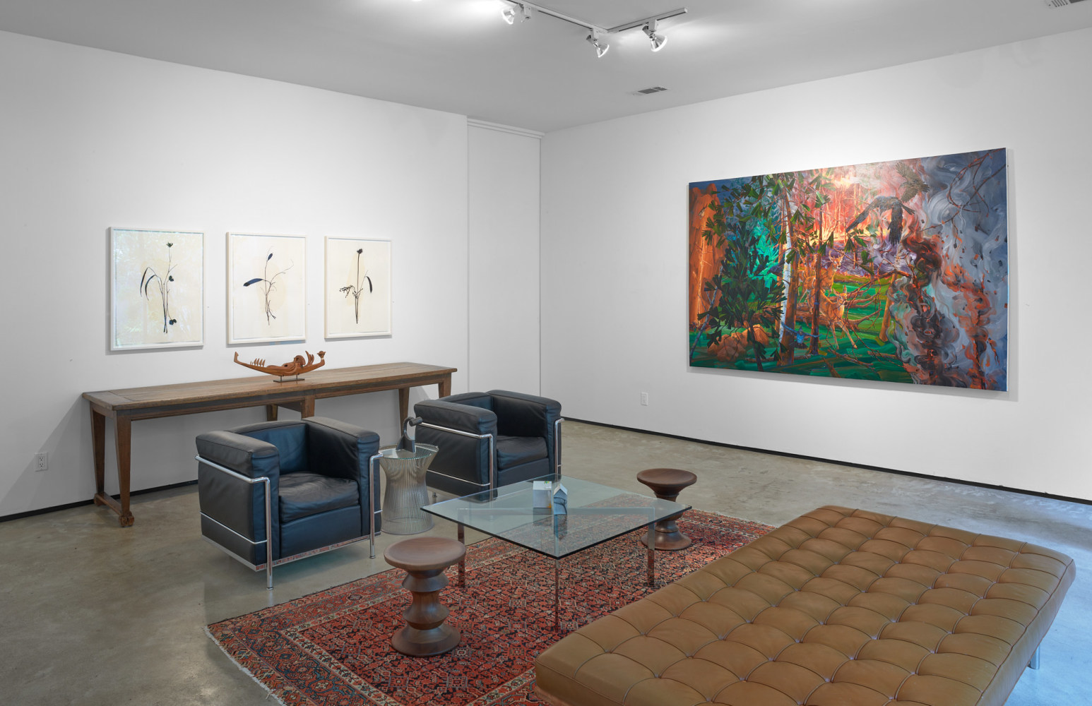 Dog Days of Summer Group Exhibition of Gallery Artists Installation View, Moody Gallery June 30 - August 9, 2025