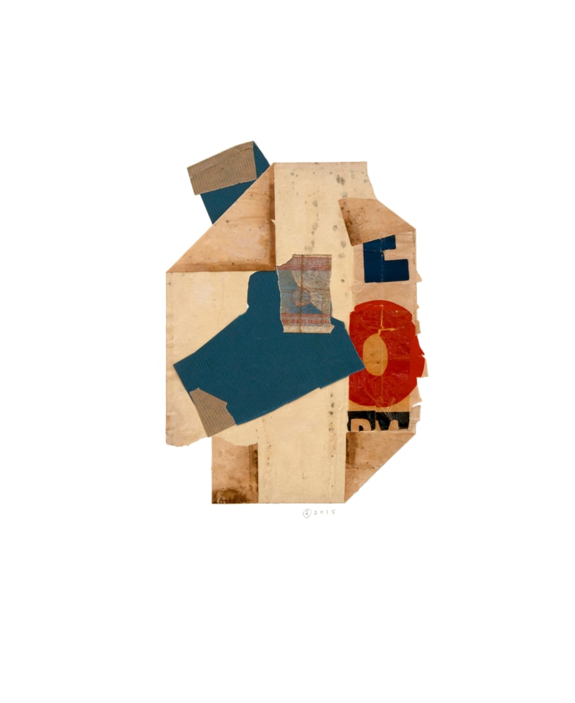 Jerry Jeanmard Untitled, 2018 collage on paper 22" x 18" JJ 180 Moody Gallery