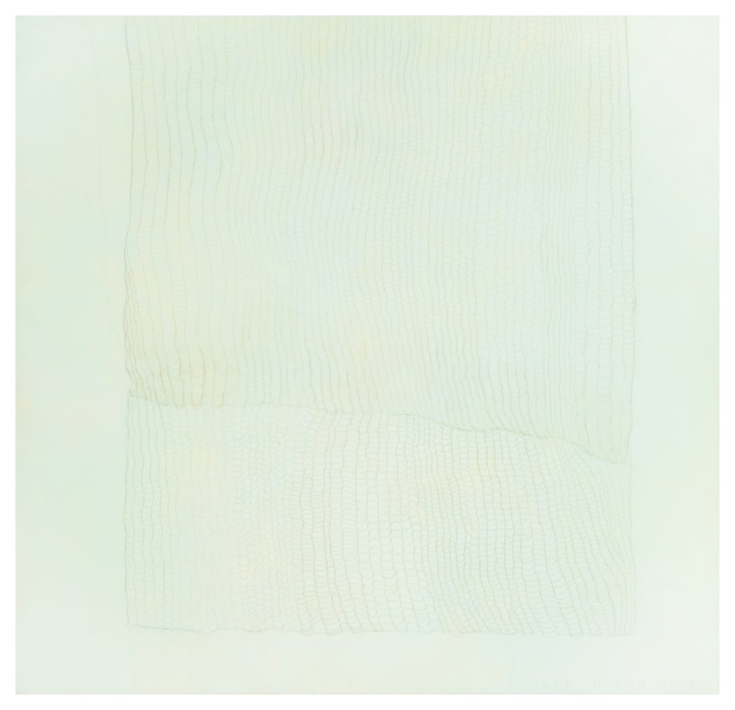 Liz Ward Small Fall, 2002 silverpoint on tinted gesso on paper 10 1/8" x 10 1/2" LW 339 $2,000