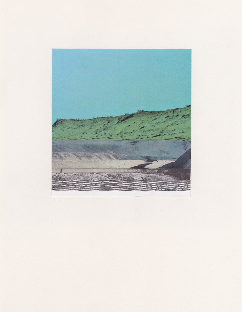 Bethany Johnson We Live on a Planet No. 17, 2017 collage on paper 9 3/4" x 7 1/4" BJ 84 Moody Gallery
