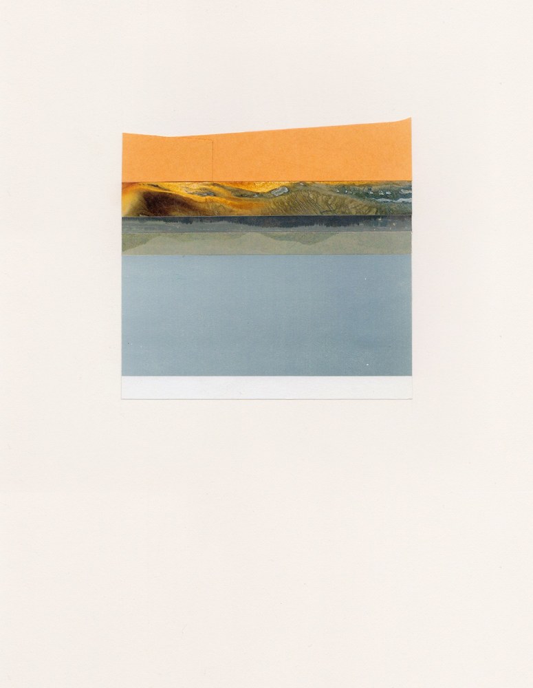 Bethany Johnson We Live on a Planet No. 7, 2017 collage on paper 9 3/4" x 7 1/4" BJ 74 Moody Gallery
