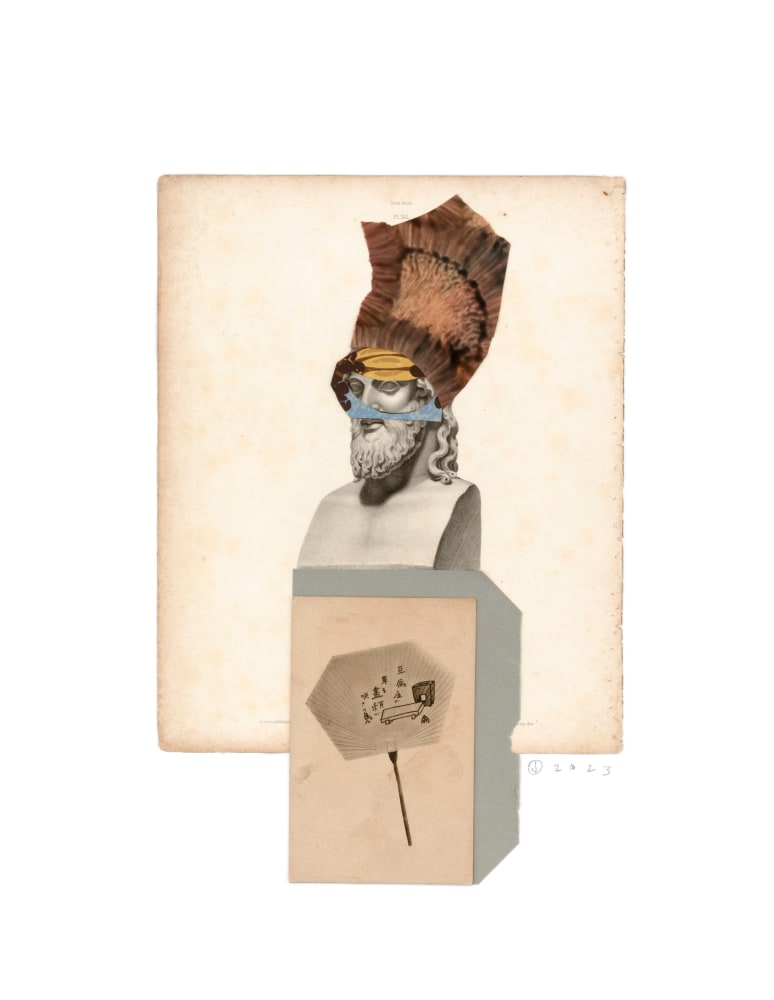 Jerry Jeanmard
Romulus/Remus, 2023
collage on paper
19 3/8" x 15"
JJ 298