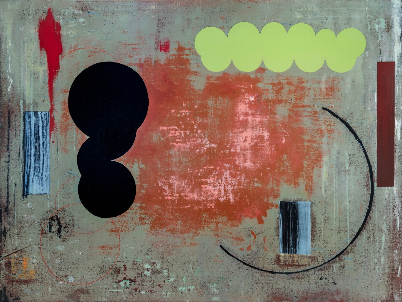 Pat Colville Scape XI, 2005 acrylic on canvas 18&quot; x 24&quot; PC 63 Moody Gallery