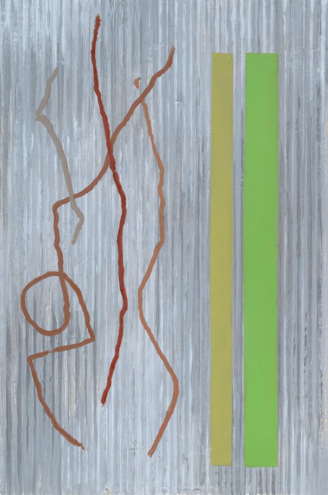 Pat Colville Jasper Mountains II, 2023 acrylic on paper 22" x 15" PC 235