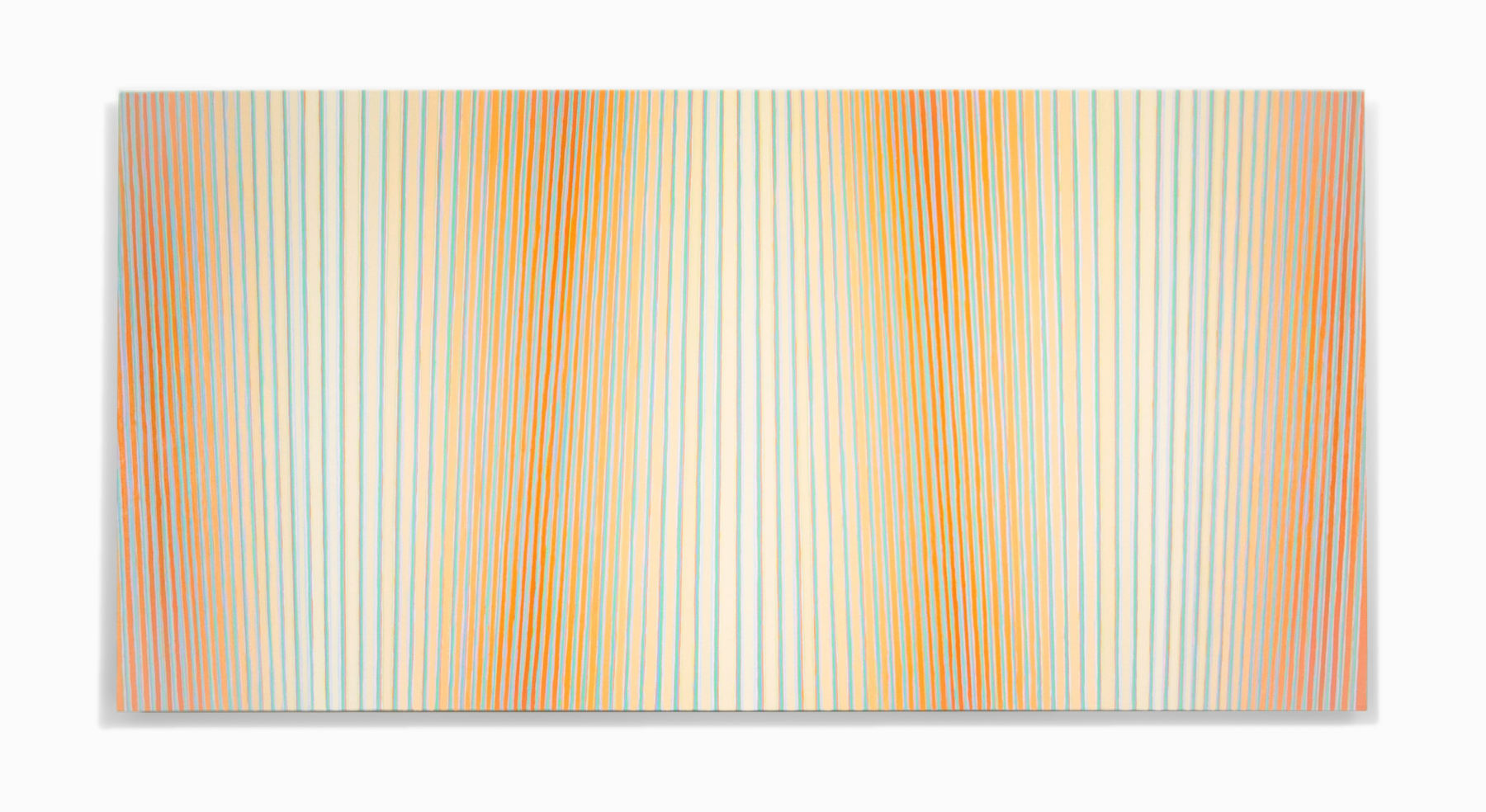 Jay Shinn Cellulose Tapestry 3, 2023 acrylic on canvas 36" x 72" x 2 1/2"