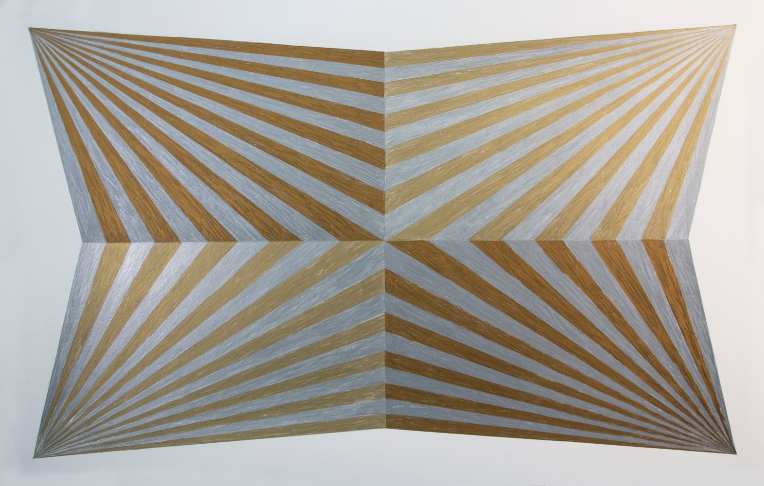 Jay Shinn Dyad #24, 2020 colored pencil on paper 24" x 38" Moody gallery