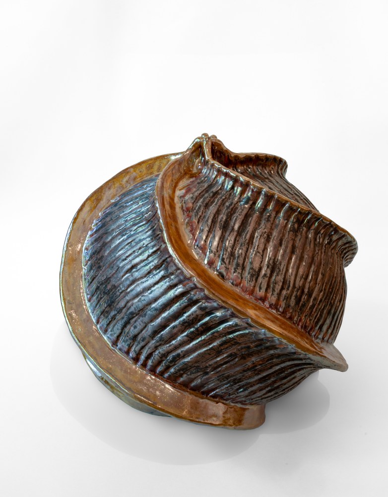 Tracye Wear Seed IV, 2025 stoneware, slip, glazes 13" x 12" x 12" TW 141