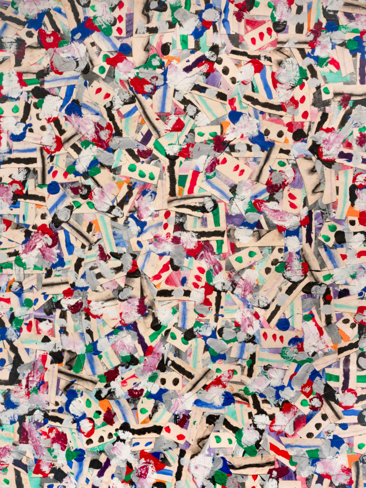 Joe Glasco Untitled, 1981 collage and acrylic on paper 41" x 31" MC 1172