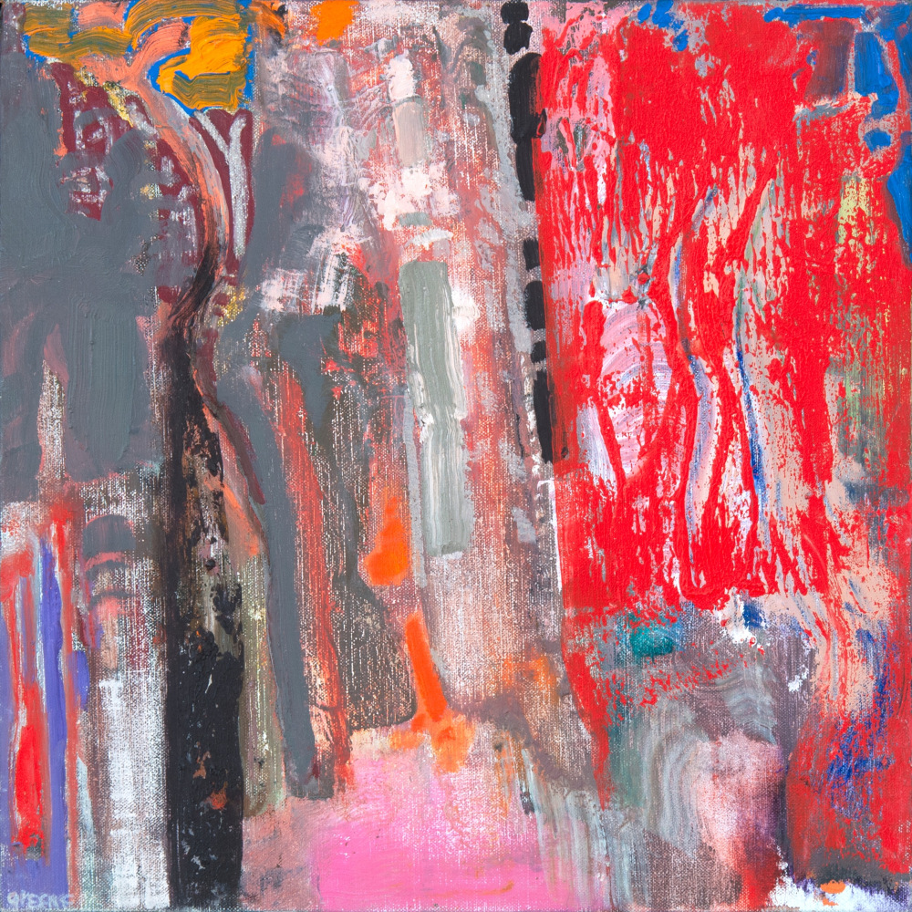 Stephen Greene Moreau's Garden #17, 1996 oil on linen 14" x 14" SGRN 4 Moody Gallery