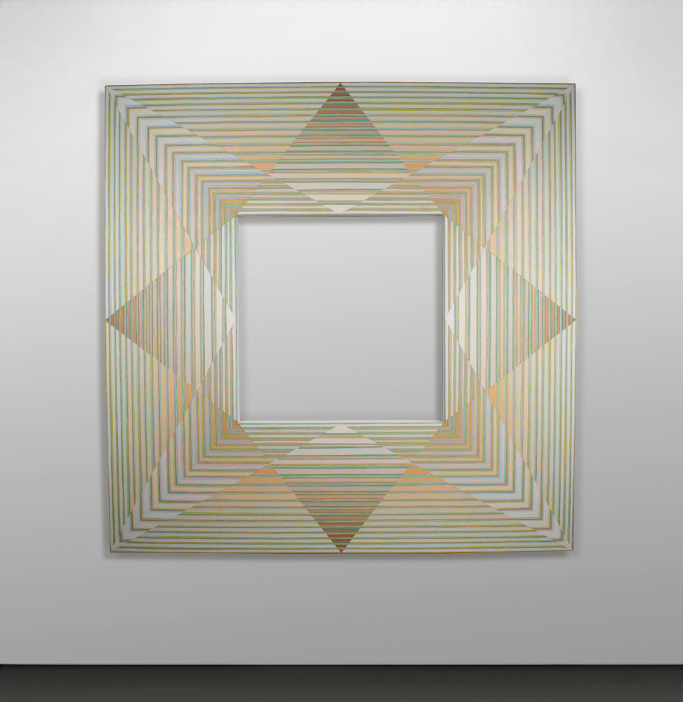 Jay Shinn Funk Haus, 2022 acrylic on canvas 72" x 72" x 3" JS 30 Moody Gallery