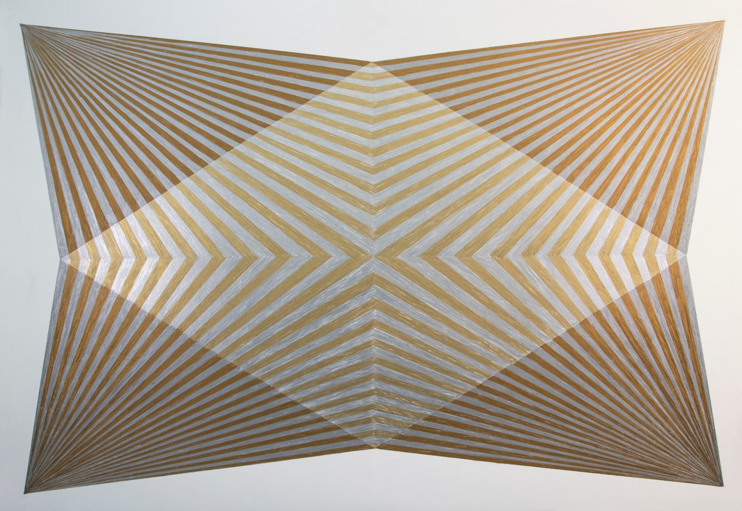 Jay Shinn Dyad #25, 2020 colored pencil on paper 30 1/2" x 44" Moody gallery