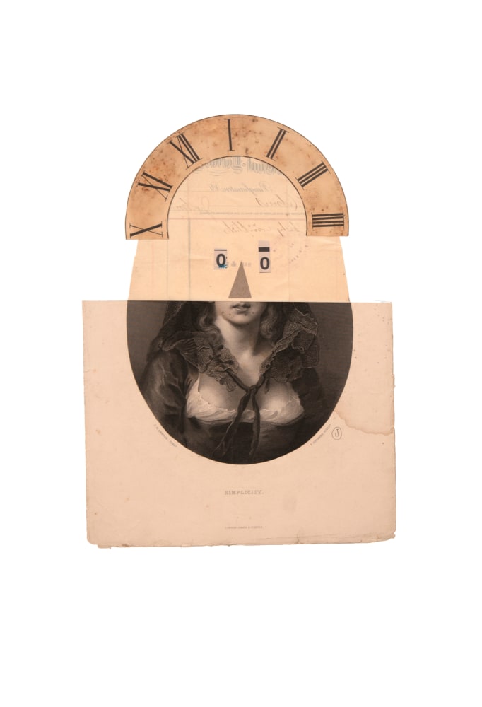 Jerry Jeanmard Untitled, 2017 collage on paper 24" x 19" JJ 172 Moody Gallery