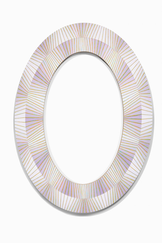 Jay Shinn Bijou Wave 2024 acrylic on wood 80" x 58" x 1 1/2"