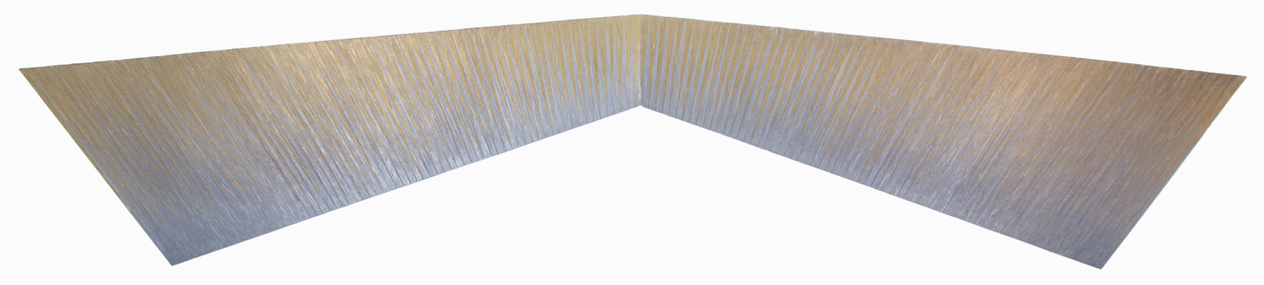 Jay Shinn Dyad #20, 2020 colored pencil on paper 16" x 72" Moody Gallery