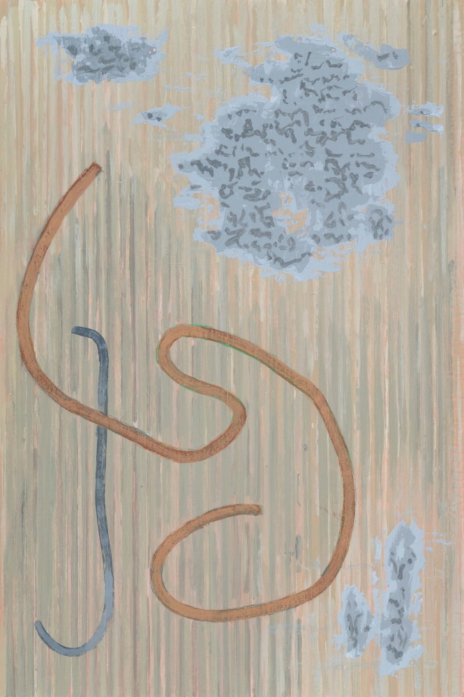 Pat Colville Jasper Mountains VI, 2023 acrylic on paper 22" x 15" PC 236