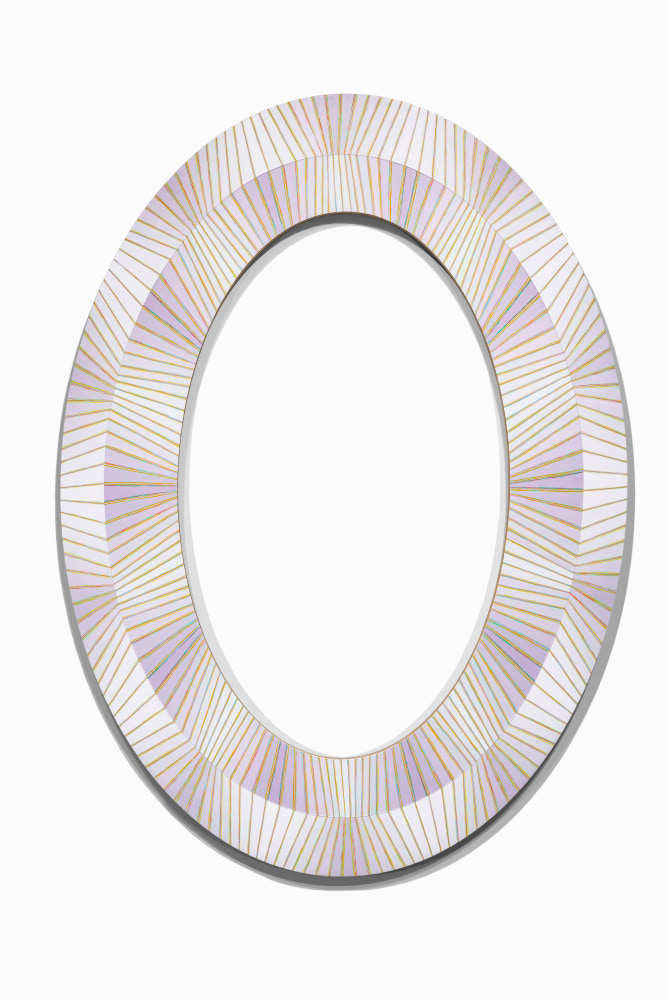 Jay Shinn Bijou Wave 2024 acrylic on wood 80" x 58" x 1 1/2"