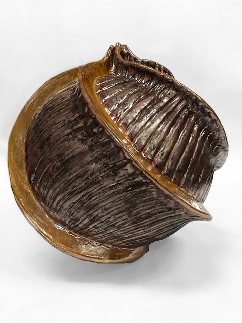 Tracye Wear Seed IV, 2025 stoneware, slip, glazes 13" x 12" x 12" TW 141
