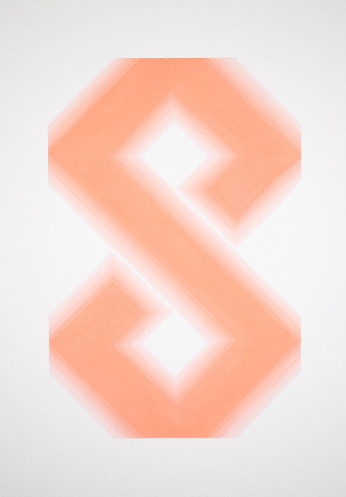 Jay Shinn Coral, 2024 gouache on paper 20” x 15"