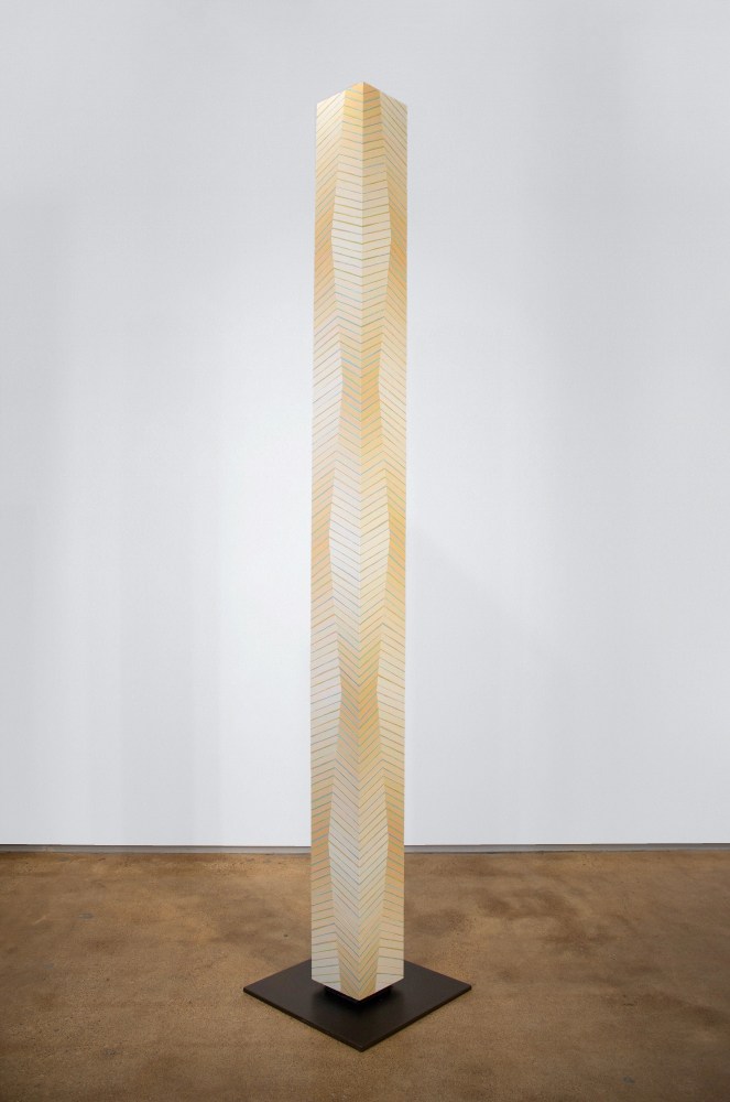 Jay Shinn Wheatley, 2023 acrylic on wood 109" x 8" x 8" JS 61