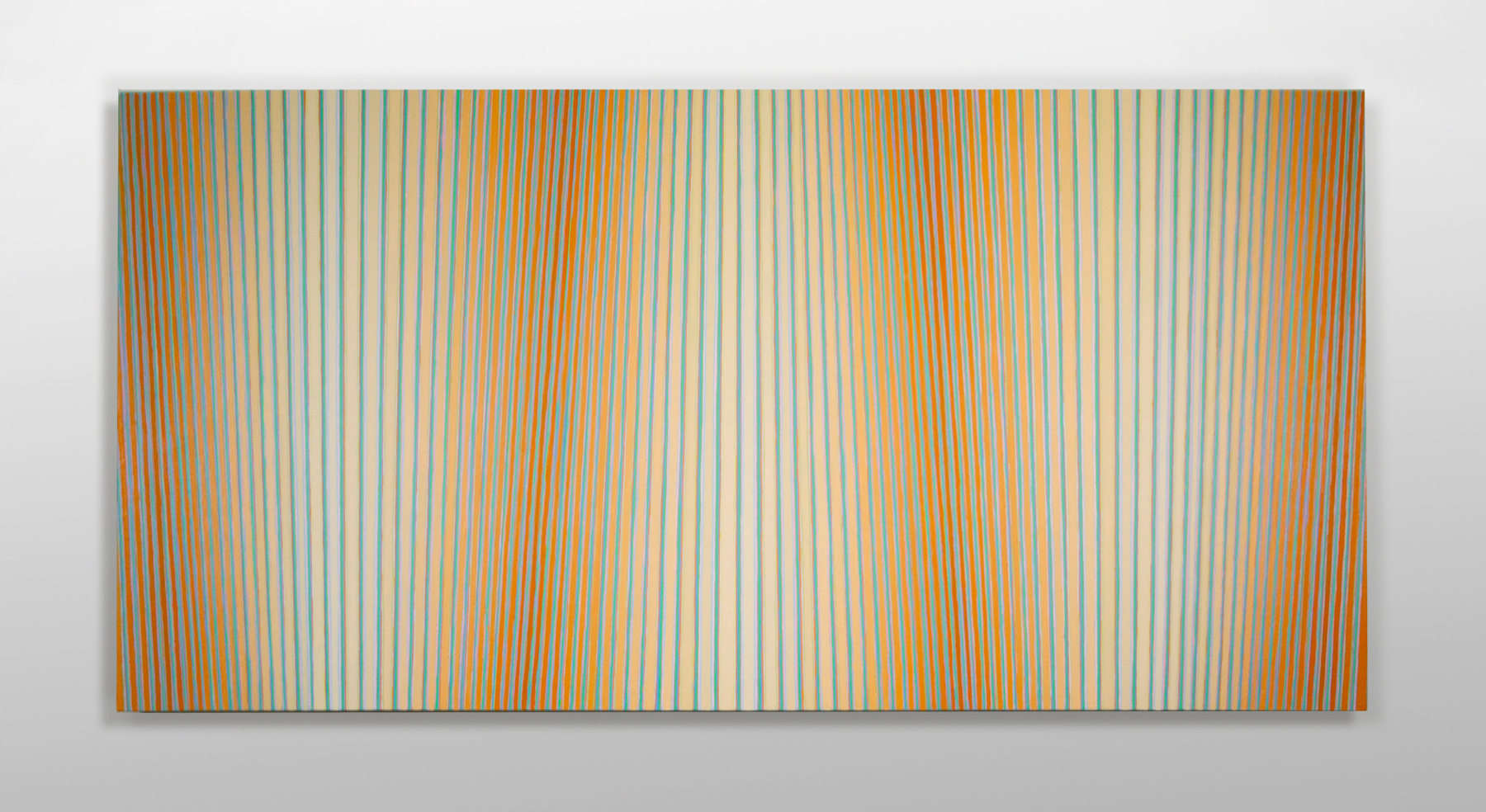 Jay Shinn Cellulose Tapestry 3, 2023 acrylic on canvas 36" x 72" x 2 1/2"