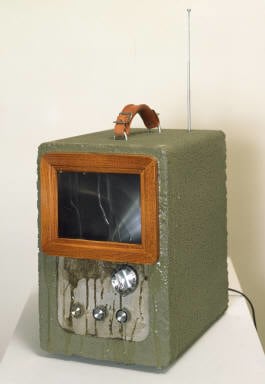 Edward and Nancy Reddin Kienholz The Block Head, 1979 mixed media, ed: 50/75 14" x 8 1/2" x 12 1/4" ENK 15 Moody Gallery