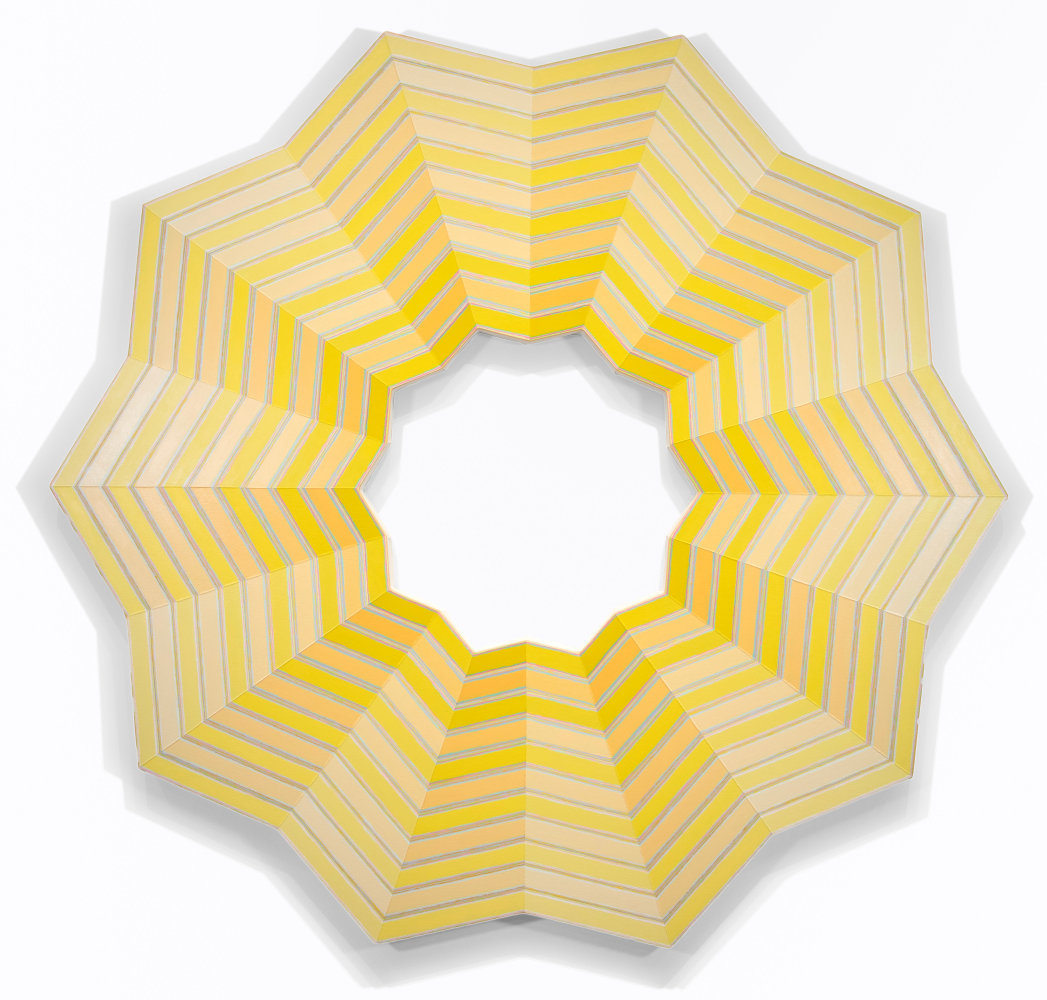 Jay Shinn Sun Canopy, 2025 acrylic on canvas 72" x 75 3/4"