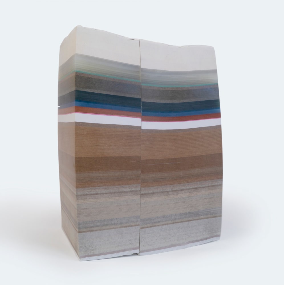 Bethany Johnson Findings: Fault #2, 2022 chipboard, paper, plastic 10 3/4” x 8 1/4” x 5 1/4” BJ 158 Moody Gallery