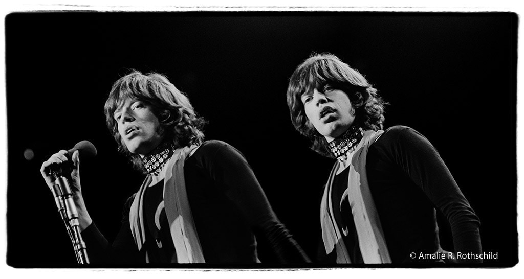 Double Mick Jagger, Madison Square Garden, November 27, 1969, 1969&amp;nbsp;
Gelatin silver print
16 x 20 in. (40.6 x 50.8 cm)
Edition 15 of 250
ARR-1029-C