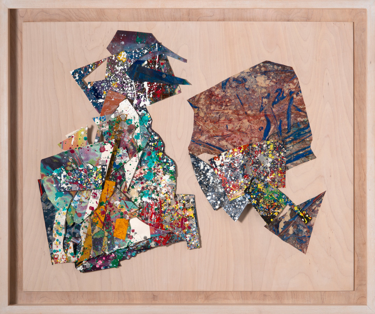 Sam Giliam

Map II,&amp;nbsp;1994

Mixed media on wood panel

33 x 39 1/2 in. (83.8 x 100.3 cm)

Private collection