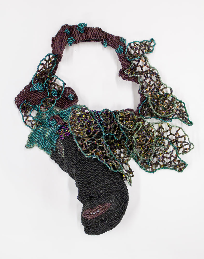 Lynching Necklace,&amp;nbsp;1998

Peyote stitched beads, thread

11 &amp;times; 8 1/2 in. (27.9 &amp;times; 21.6 cm.)

Collection of the Baltimore Museum of Art