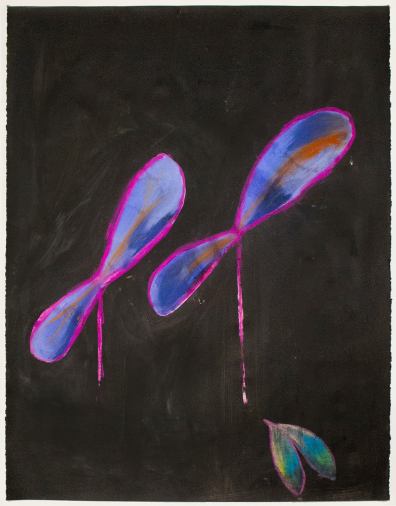 here'd they come from, dey said (3), 2021 
Ink, pastel, acrylic, oil stick
50 x 38 in. (127 x 96.52 cm)
Maso-1025-C