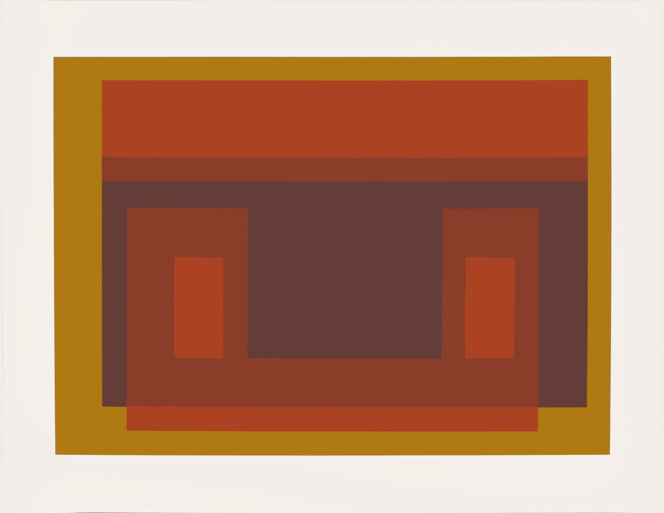 Josef Albers

Variant 2&amp;nbsp;(from the series&amp;nbsp;Six Variants),&amp;nbsp;1969

Screenprint on Arches paper

28 x 36 in. (71.1 x 91.4 cm)

Edition 10 of 150

SOLD

Private Collection