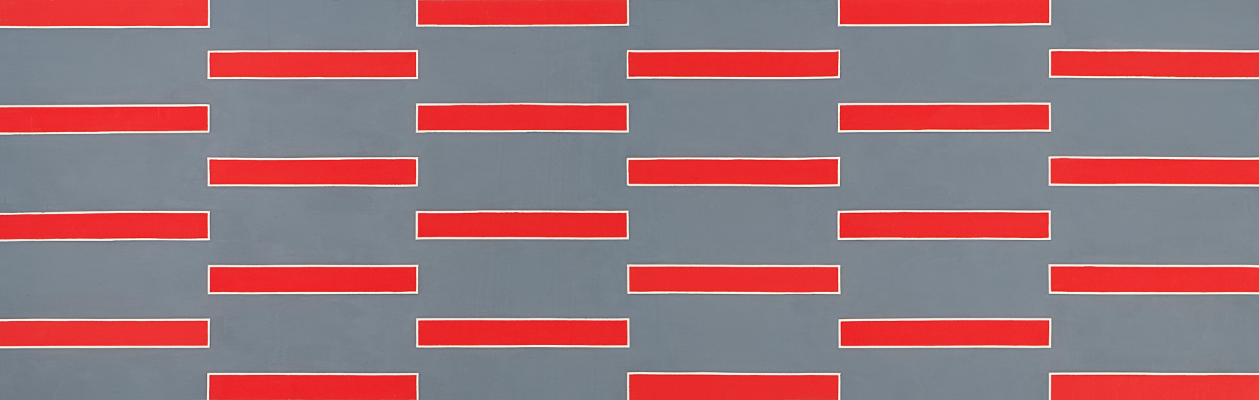 Red Relay,&amp;nbsp;1971

Acrylic on canvas

45 x 114 in. (114.3 x 289.6 cm)

App-1104-C