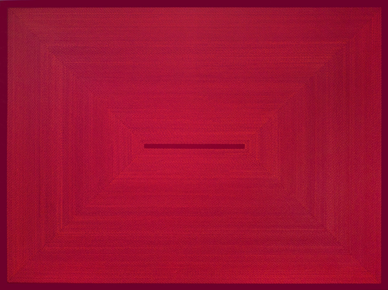 Light Red Rectangle on Dark Red,&amp;nbsp;2014

Enamel on panel

30 x 40 in. (76.2 x 101.6 cm)

Brow-1050-C