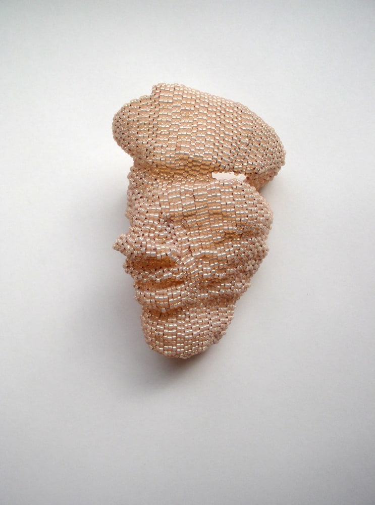 Joyce J. Scott

Pealed Face of a Tanzanian Albino Boy,&amp;nbsp;2009

Peyote stitched glass beads, thread

4 x 2 1/2 x 2 1/2 in. (10.2 x 6.3 x 6.3 cm)

Private collection