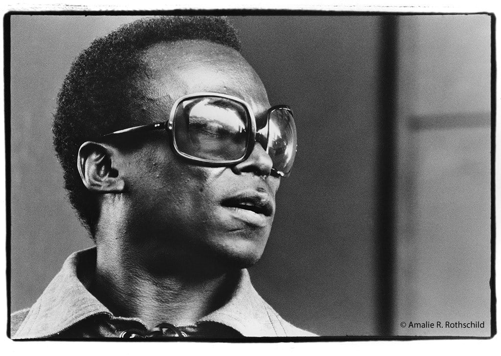 Miles Davis at Newport, July 5, 1969, 1969&amp;nbsp;
Gelatin silver print
12 x 16 in. (30.5 x 40.6 cm)
Edition 6 of 250
ARR-1016-C