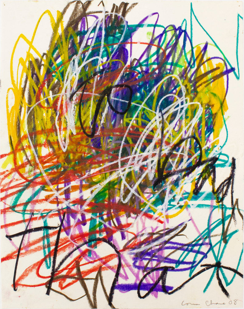 Untitled D, 2008&amp;nbsp;
Oil pastel on paper
14 x 11 in. (35.56 x 27.94 cm)
CHA-0481-C