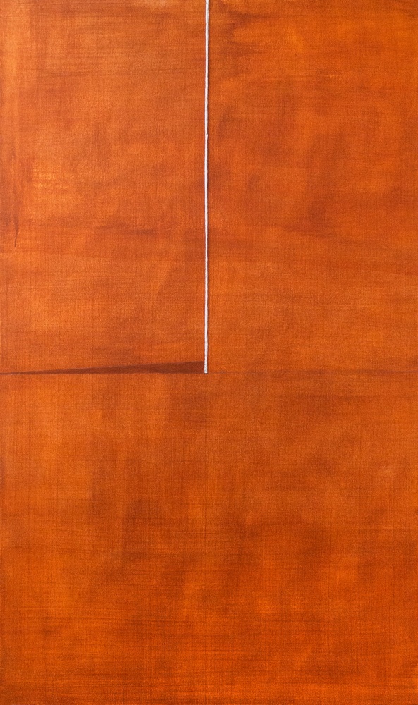 Pocket,&amp;nbsp;2009

Acrylic, graphite, aluminum foil on canvas

63 x 37 in. (160 x 94 cm)

JFOX-0001-O