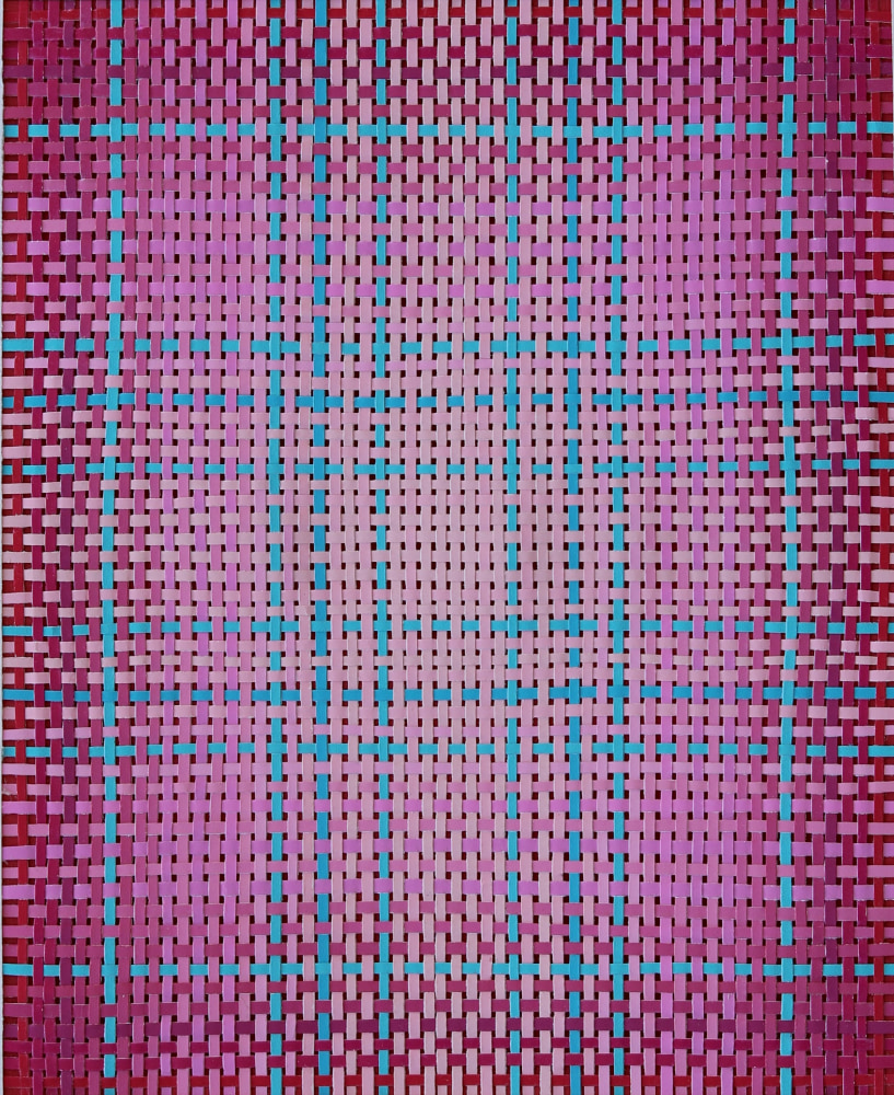 Meditation: Pink, 2018
Woven painted paper
Paper: 4 3/4 x 3 7/8 in. (12.1 x 9.8 cm)
Frame: 14 x 10 3/4 in. (35.6 x 27.3 cm)
Park-1003-C