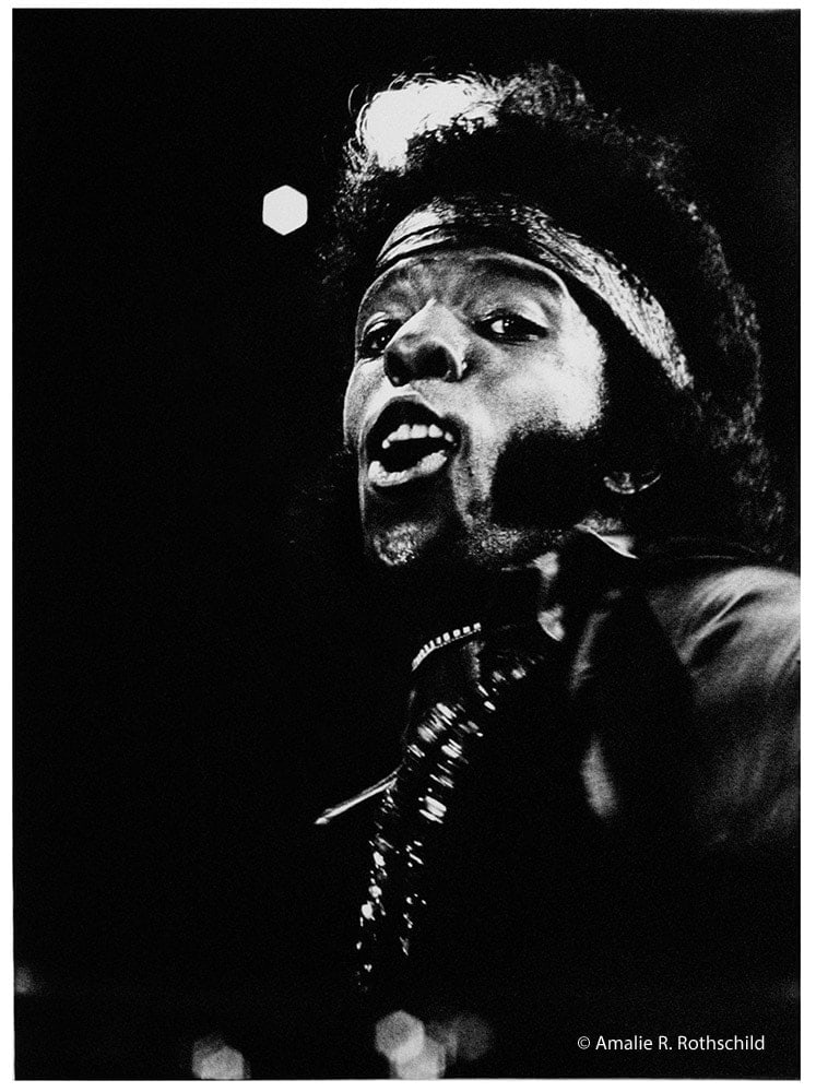 Sly Stone at Newport, July 5, 1969, 1969&amp;nbsp;
Gelatin silver print
16 x 12 in. (40.6 x 30.5 cm)
Edition 5 of 250
ARR-1015-C