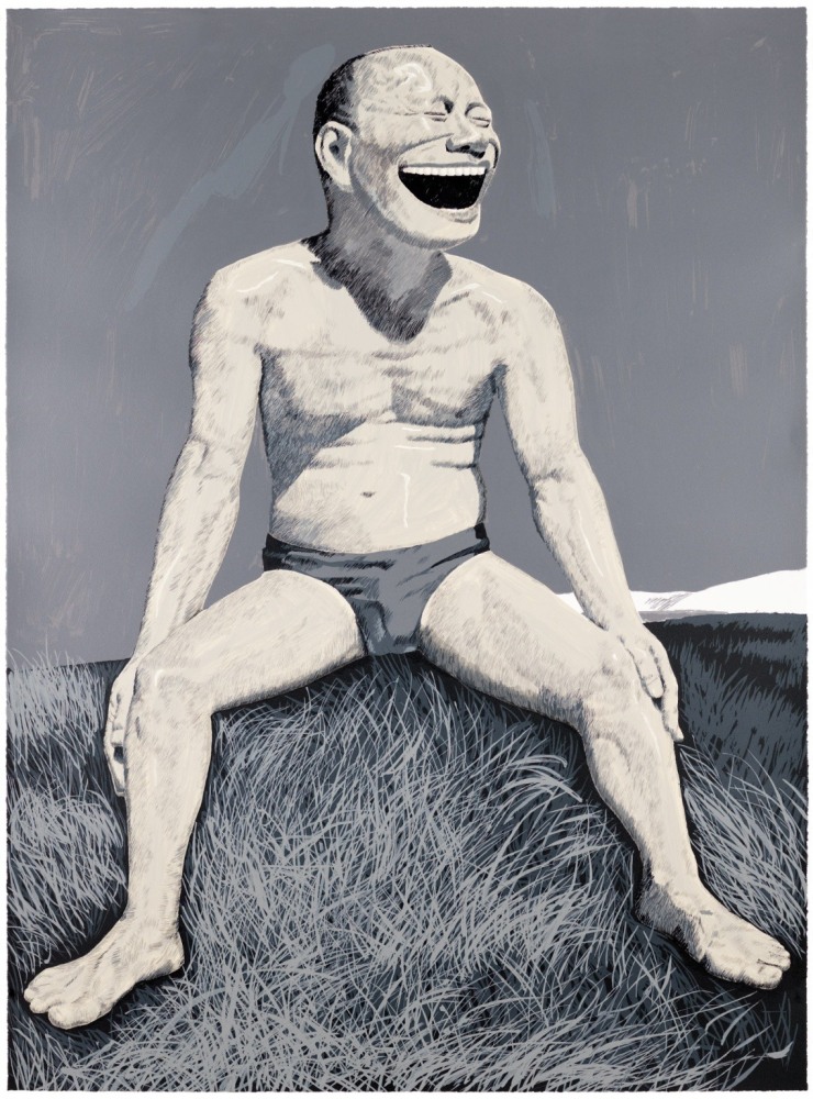 From the Grasslands Series: Man Sitting on Mound, 2008

Screenprint on paper

43 x 31&amp;nbsp;in. (109.2&amp;nbsp;x 78.7&amp;nbsp;cm)

Edition of 80