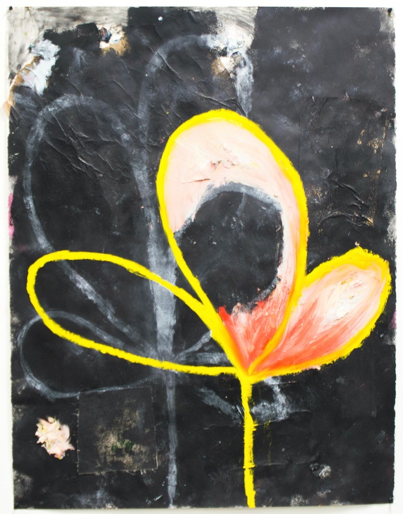 da radiant, 2021
Oil stick, acrylic, canvas, charcoal, ink
Paper: 50 x 38 in. (127 x 96.5 cm)
Frame: 52 1/2 x 40 3/4 in. (133.35 x 103.51 cm)
Private Collection