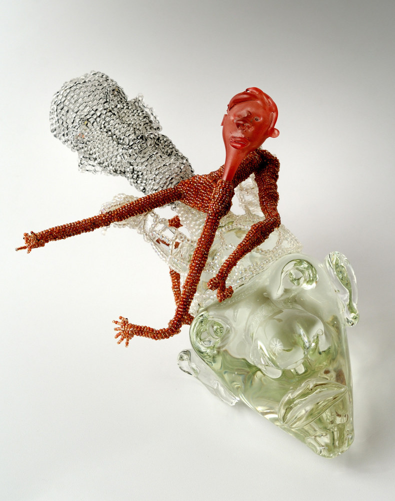 Confused,&amp;nbsp;2008

Blown glass, glass beads, thread, wire

7 3/4 x 11 x 8 1/4 in. (19.7 x 27.9 x 21 cm)

SCO-0326-C