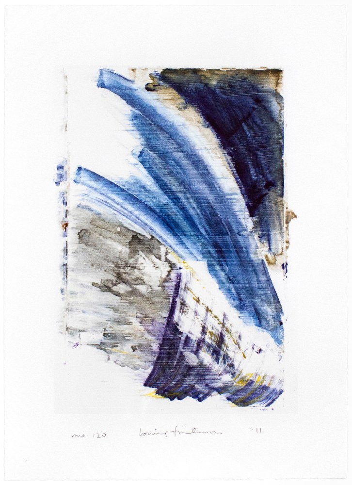 Louise Fishman

Homage to the Mountains No. 120,&amp;nbsp;2011

Watercolor monotype

Paper: 22 5/8 x 16 1/2 in. (57.5 x 41.9 cm)

Frame: 26 3/4 x 20 1/2 in. (68 x 52.1 cm)

Fish-1019-O