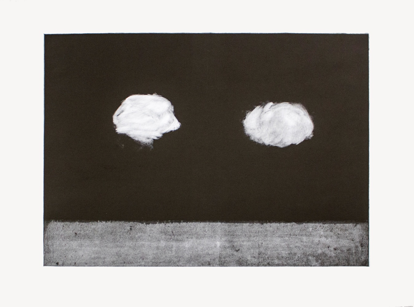 Two Clouds,&amp;nbsp;1999

Monotype on Somerset Velvet

29 x 38 in. (73.7 x 96.5 cm)

Published by Goya Contemporary / Goya-Girl Press

STR-0012-CO