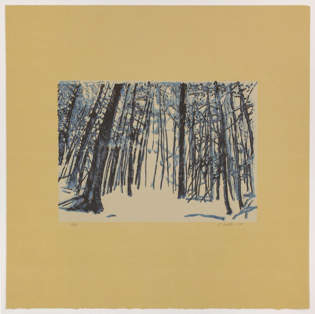 The Clearing, 2007&amp;nbsp;
Screenprint
16 x 16 in. (40.6 x 40.6 cm)
Edition of 20
Miller-1015-C