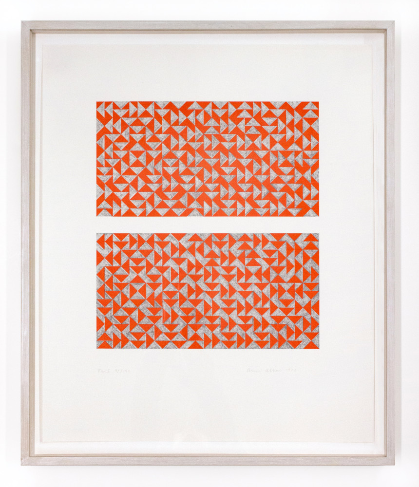 Anni Albers
Fox I,&amp;nbsp;1972
Offset lithograph
24 x 20 in. (61 x 50.8 cm)
Edition 91 of 150
SOLD
Private Collection