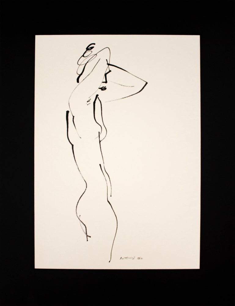 Model, 1962
Ink on paper
Paper size: 17 x 14 in. (43.2 x 35.6 cm)
Mat board size: 21.25 x 16.25 (54 x 41.3 cm)
ROT-1073-C