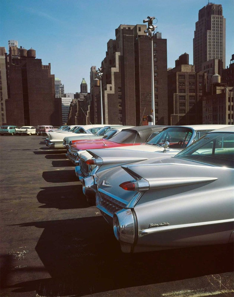 Car Park -&amp;nbsp;New York, 1965
Vintage color dye transfer print
20 &amp;times; 16 in. (50.8 &amp;times; 40.6 cm)
Hofer-0009-C-OS