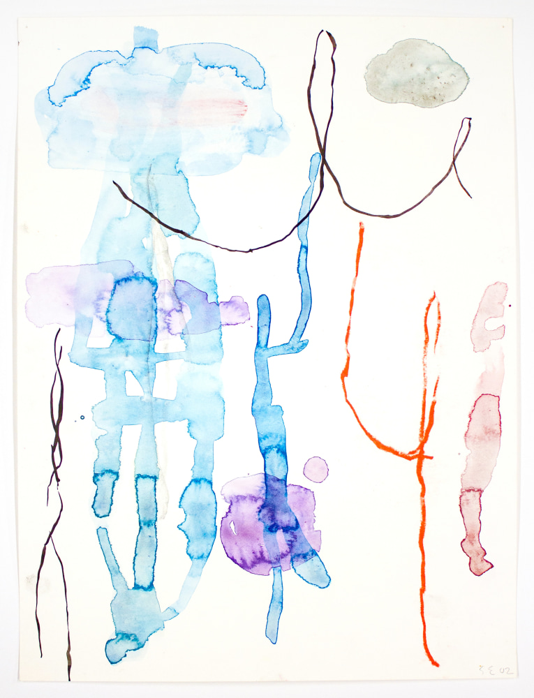 Untitled, 2002 
Monotype
12 x 9 in. (30.5 x 22.9 cm)
Published by Goya Contemporary / Goya-Girl Press
Egbe-1064-CO